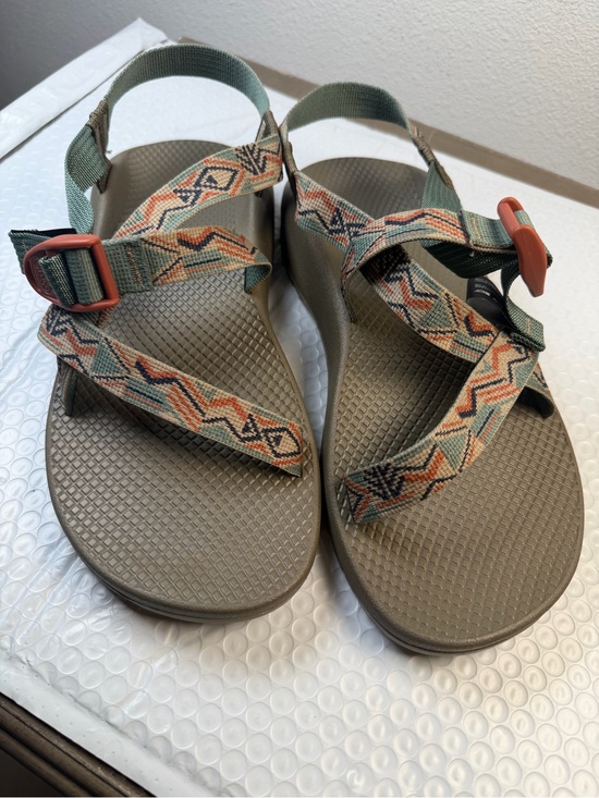 Chaco Shoes - Chaco Z/1 Classic Wide Women’s 10W Trail Hiking Sandals Green Multicolor EU 41